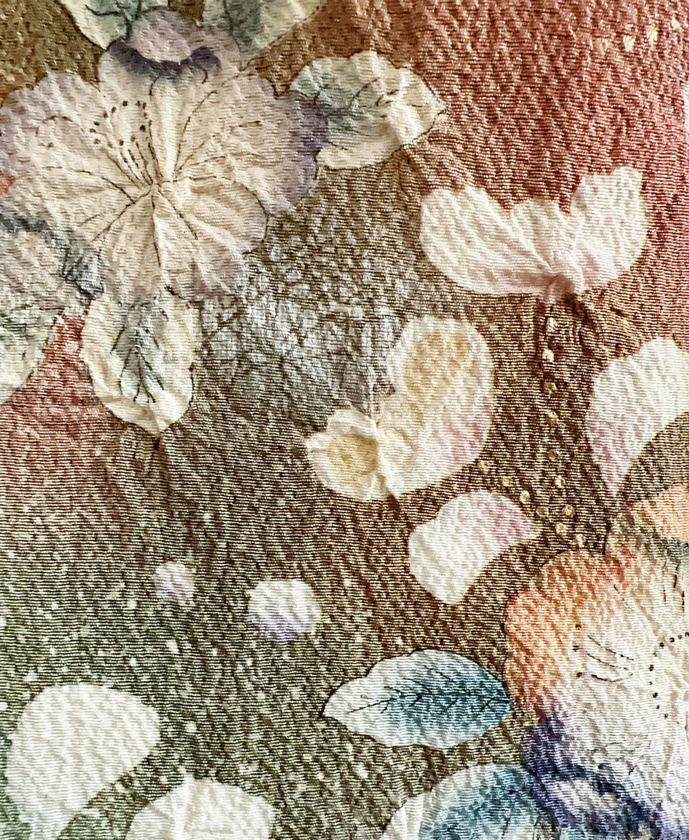 山葵色 緑系 暈し染め 絞り 辻が花 訪問着レンタル - 画像 8